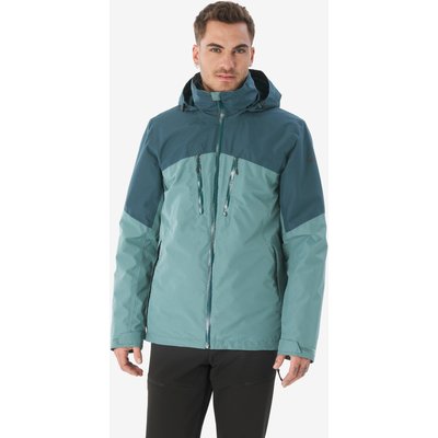3-in-1-Jacke Herren bis -10 °C wasserdicht Wandern - MH500 Mountain grün