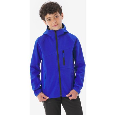 Softshelljacke Kinder Gr. 112–172 Wandern - Hike900 blau