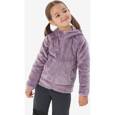 Fleecejacke Kleinkinder Gr. 92–116warm Wandern - NH500 Zip violett