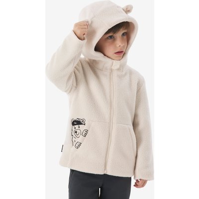Fleecejacke Kleinkinder Gr. 92–116 Sherpa Wandern - NH500 beige
