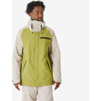 Snowboardjacke Herren strapazierfähig luftdicht - SNB 100 khaki/beige