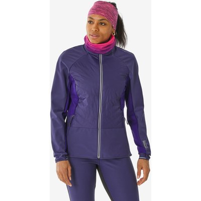 Langlaufjacke Damen winddicht – XCS 500 violett