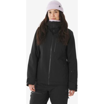 Skijacke Snowboardjacke Damen wasserdicht - 500 Allmountain schwarz