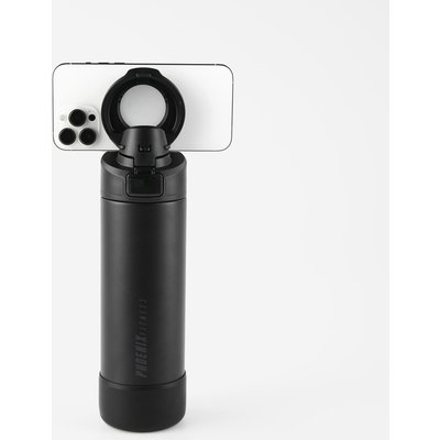 Sport-Trinkflasche magnetisch 710 ml Phoenix – schwarz