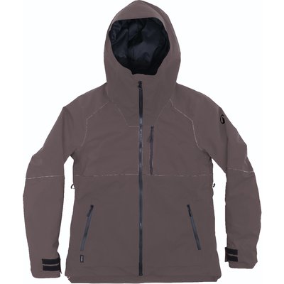 Skijacke Snowboardjacke Damen wasserdicht - 500 Allmountain graubraun