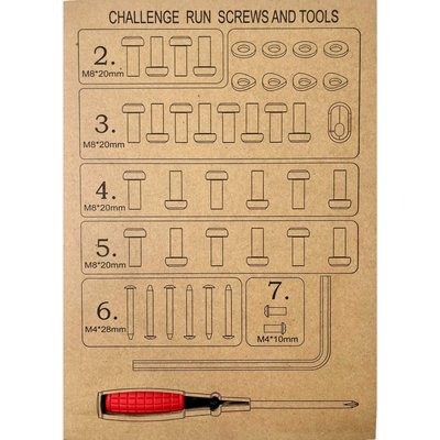 Schraubenset Challenge Run
