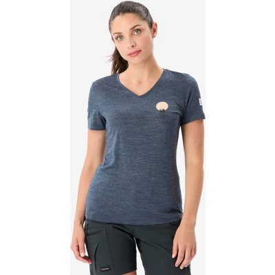 Merinoshirt Damen kurzarm - Merino Fresh blau