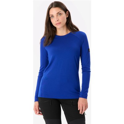 Merinoshirt Damen langarm - Merino Resist blau