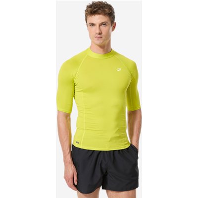 UV-Shirt kurzarm Herren 100 gelb