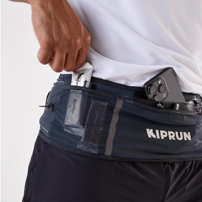 Trinkgürtel Trailrunning Stockbefestigung - Belt 900 grau/beige