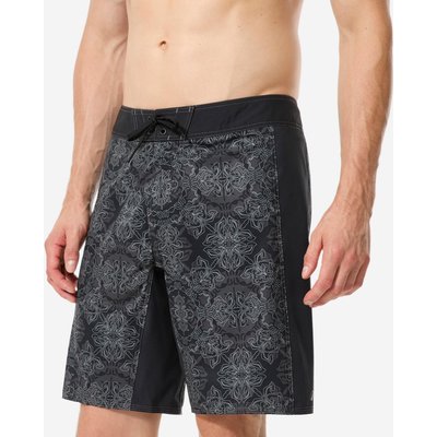 Boardshorts Herren lang 500 Arch Scarabia 19'' grau