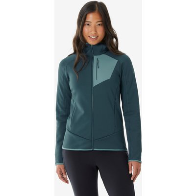 Fleecejacke Damen Wandern - MH500 grün