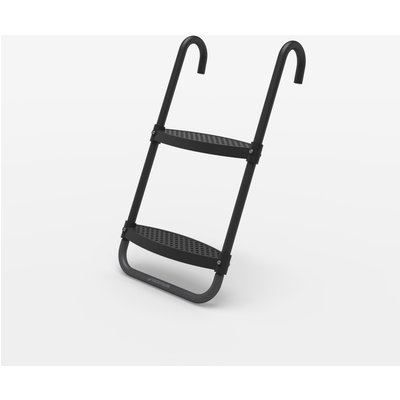 Trampolinleiter 2 Stufen - für Trampolin 240/300 schwarz