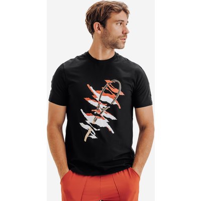 Herren Tennis T-Shirt - Soft TTS schwarz