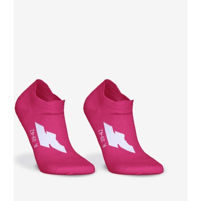 Laufsocken Invisible dünn 2er-Pack - Run 500 rosa