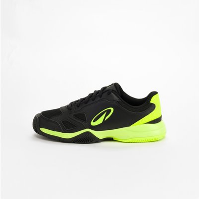 Kinder Padelschuhe - PS 500 Jr Lace schwarz/gelb