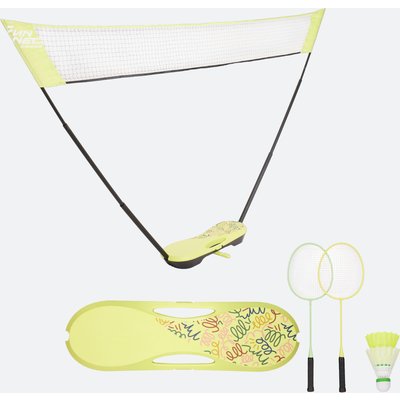 Badminton Fun Set 3 m Netz gelb