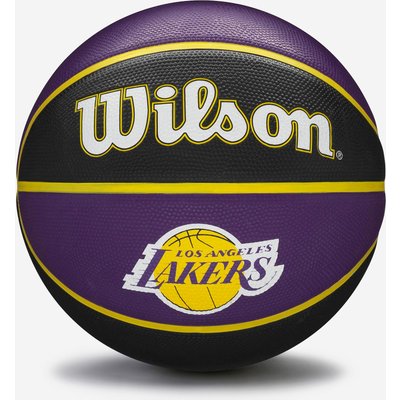 Basketball NBA Ball Grösse 7 - Wilson Team Tribute Lakers violett/schwarz