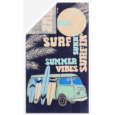 Handtuch Strand L 145 × 85 cm - Vibes dunkelblau