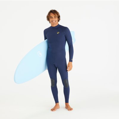 Neoprenanzug Surfen Herren Naturkautschuk 2/2 mm Yulex 100 blau