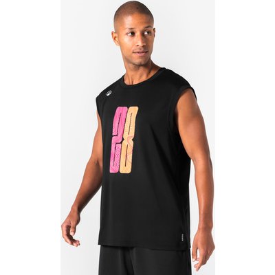 Damen/Herren Basketball Trikot ärmellos - Fast 500 schwarz