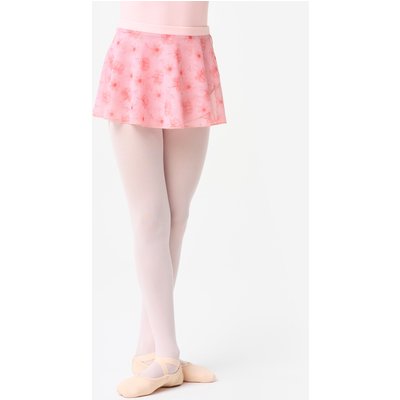Ballettrock Mädchen - rosa mit Print