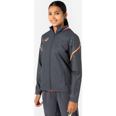Damen Fußball Regenjacke - Viralto grau/rosa