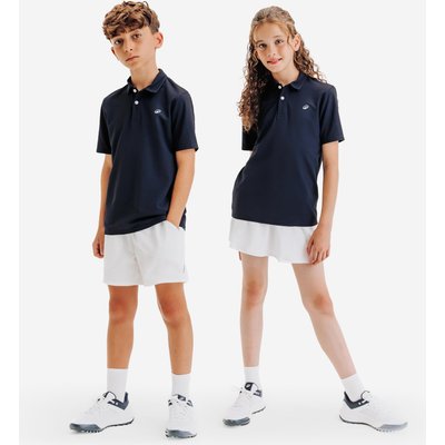 Kinder Golf Poloshirt atmungsaktiv - WW500 marineblau