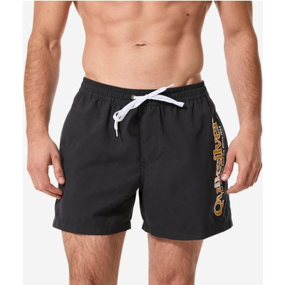 Boardshorts Surfen kurz 15' Gummibund Quiksilver schwarz