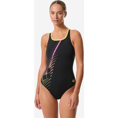 Badeanzug Arena - Swimpro Graphic schwarz/gelb