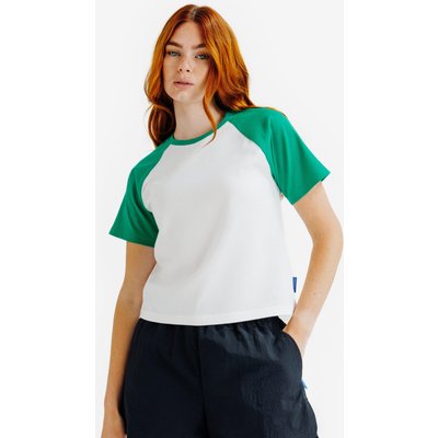 T-Shirt Damen - Heritage weiß/grün