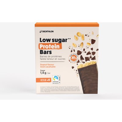 Proteinriegel zuckerarm Erdnuss dunkle Schokolade Überzug 6 x 55g