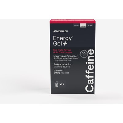 Energy Gel+ mit Koffein über 3 Stunden Rote Früchte 6 Stück