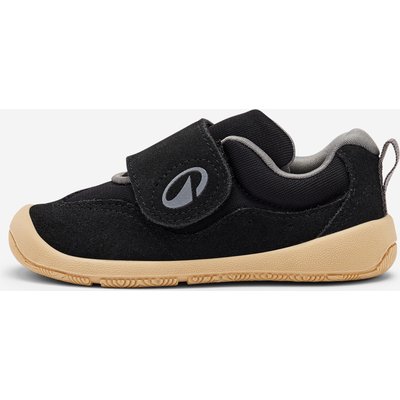 Barfußschuhe Babys/Kleinkinder Klettverschluss robust - Crawler Hybrid schwarz