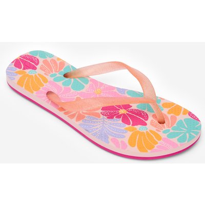 Zehensandalen Kinder 500 Flowy rosa