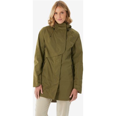 Regenjacke Damen lang wasserdicht Wandern - NH500
