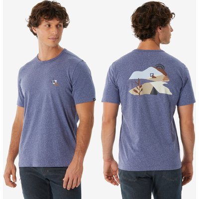 Wandershirt Herren kurzarm - NH100 violett