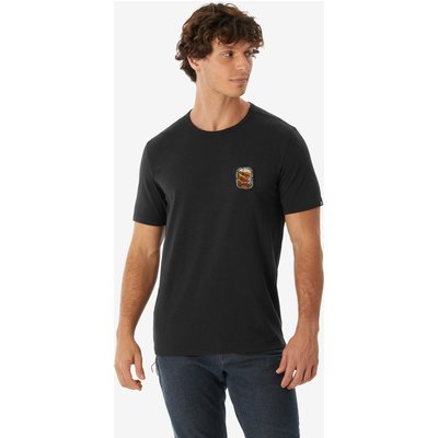 Wandershirt Herren kurzarm - NH100 schwarz