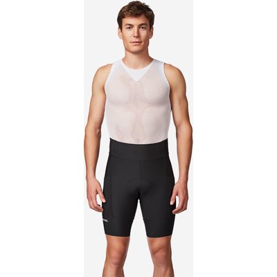 Radhose kurz Rennrad "Endurance" Herren schwarz