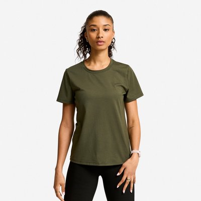 T-Shirt Damen Coolmax - kaki