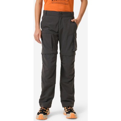 Zip-Off-Hose Kinder Gr. 122–172 Wandern - MH500 grau