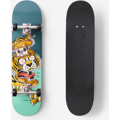 Skateboard für Kinder 8–12 Jahren - CP100 MID Predator Größe 7,6"