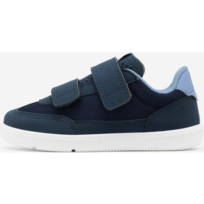 Barfußschuhe Kinder Klettverschluss leicht - Stepper First blau
