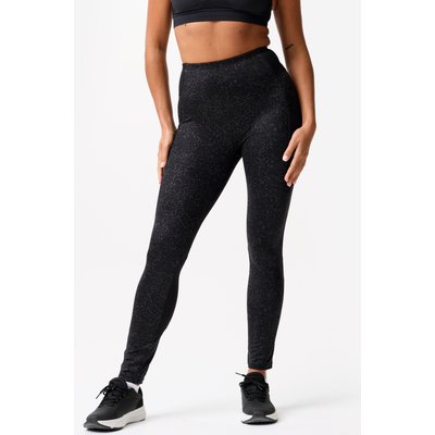 Leggings Damen atmungsaktiv Smartphonetasche - dunkelgrau