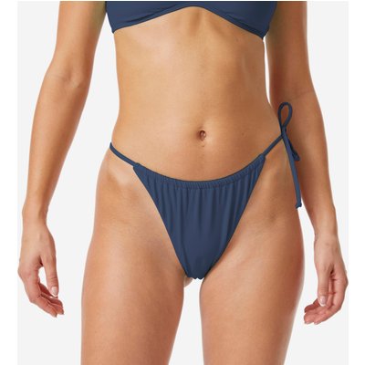 Bikini-Hose Damen geknotet Tie Side Cheeky marineblau
