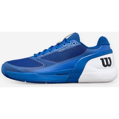 Herren Tennisschuhe Sandplatz - Rush Pro 5 blau/weiß