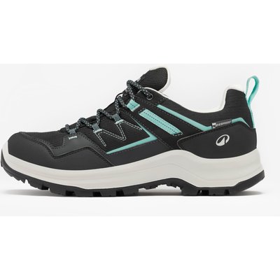 Wanderschuhe Damen wasserdicht niedrig Wandern - MH100 schwarz