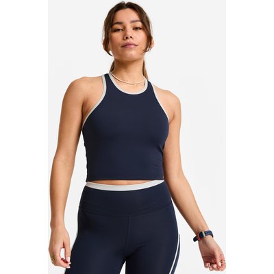 Top kurz Damen Schwimmerrücken - dunkelblau