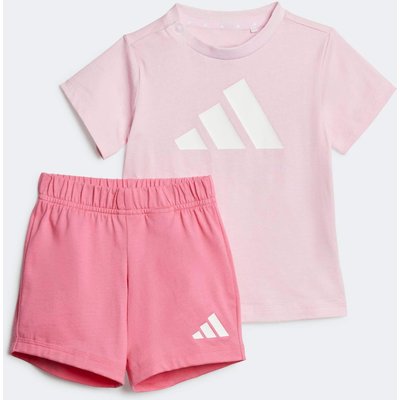 Set Shorts T-Shirt Kinder Baumwolle - rosa