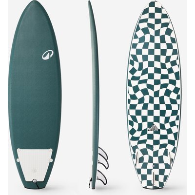 Surfboard Shortboard Schaumstoff 6'2 500 Soft RAD grün